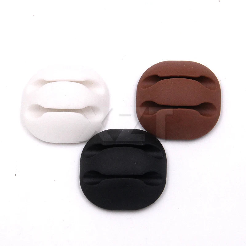 1Pcs Cable Clip Desk Tidy Organiser Wire Lead USB Charger Mouse Organizer Holder New Hot Sale